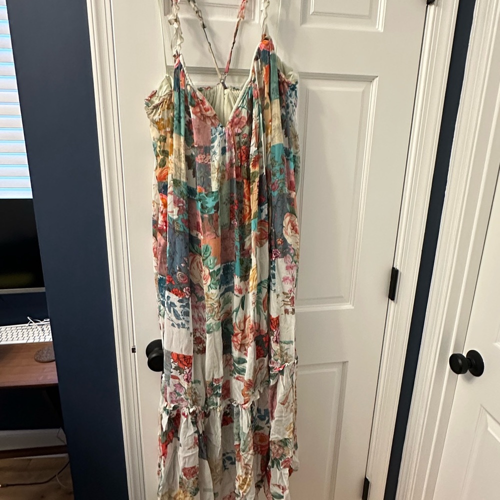 Anthropologie Floral Maxi Dress